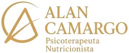 Logotipo de Alan Camargo, psicoterapeuta e nutricionista